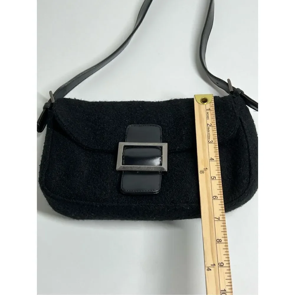 BECHAMEL BAGUETTE CLOTH HANDBAG Hobo Black